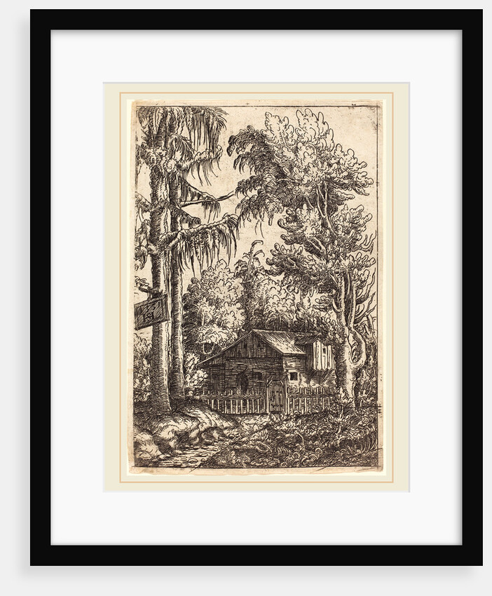 Landscape with View of a Farmer's Cottage, 1551 by Hans Sebald Lautensack