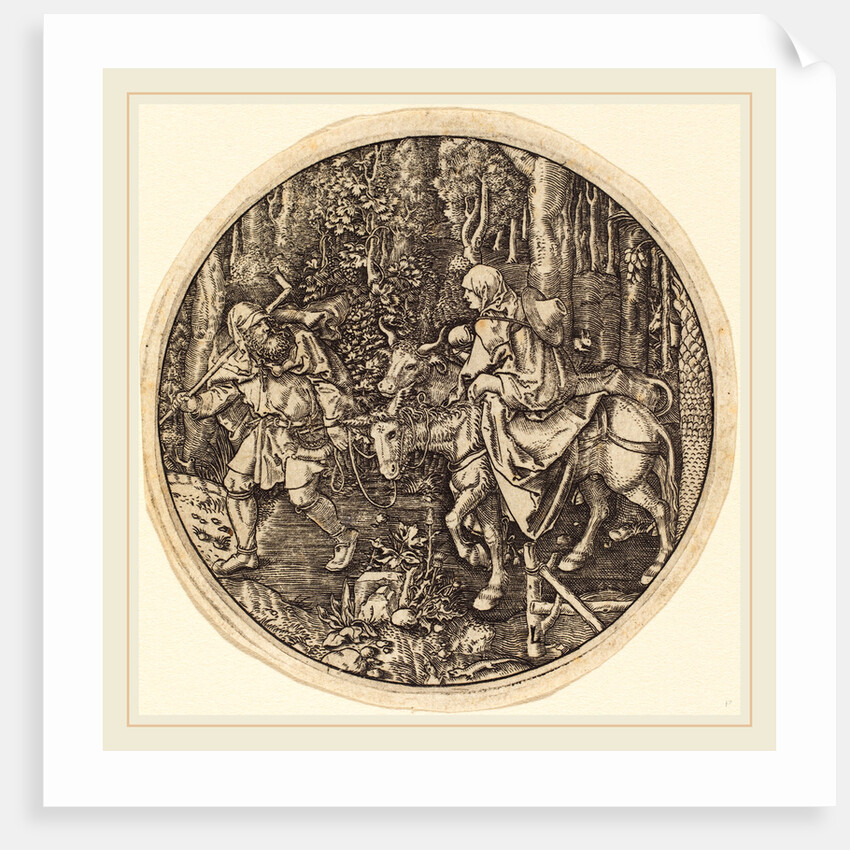 The Flight into Egypt by Master L