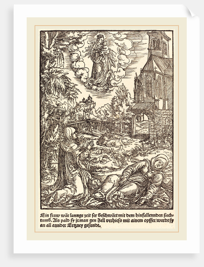 Ein Frau war lannge Zeit, c. 1503 by Master of the Miracles of Mariazell