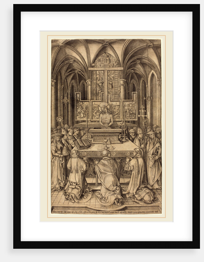 The Mass of Saint Gregory by Israhel van Meckenem