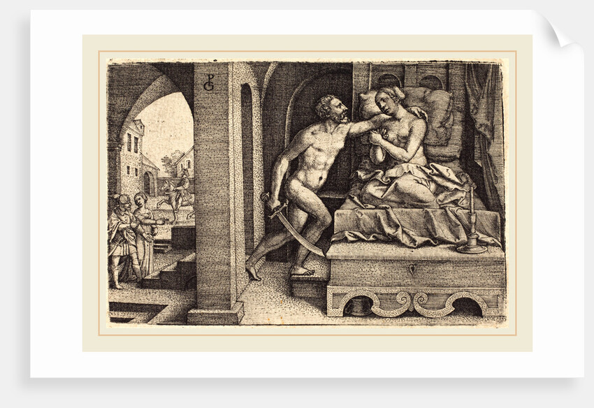 Tarquin and Lucretia by Georg Pencz