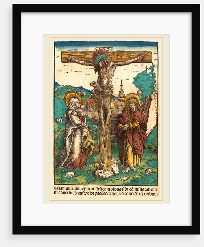 Christ on the Cross Between the Virgin and Saint John, c. 1502 by Lucas Cranach the Elder