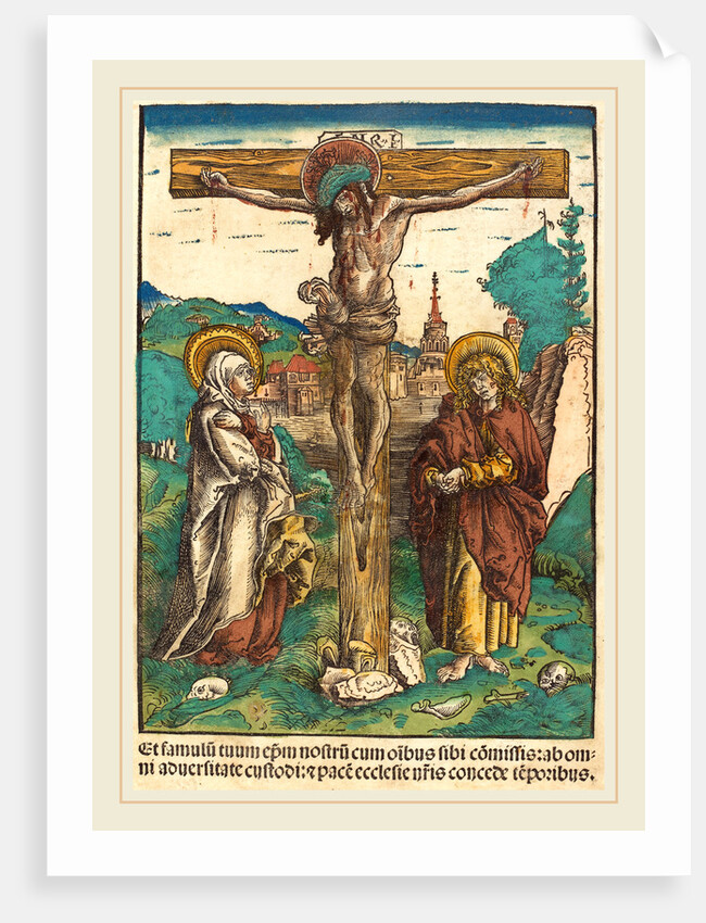 Christ on the Cross Between the Virgin and Saint John, c. 1502 by Lucas Cranach the Elder