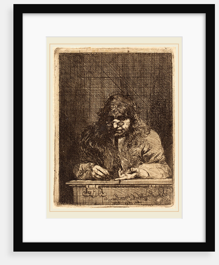 Self-Portrait Drawing, 1675 by Michael Lukas Leopold Willmann