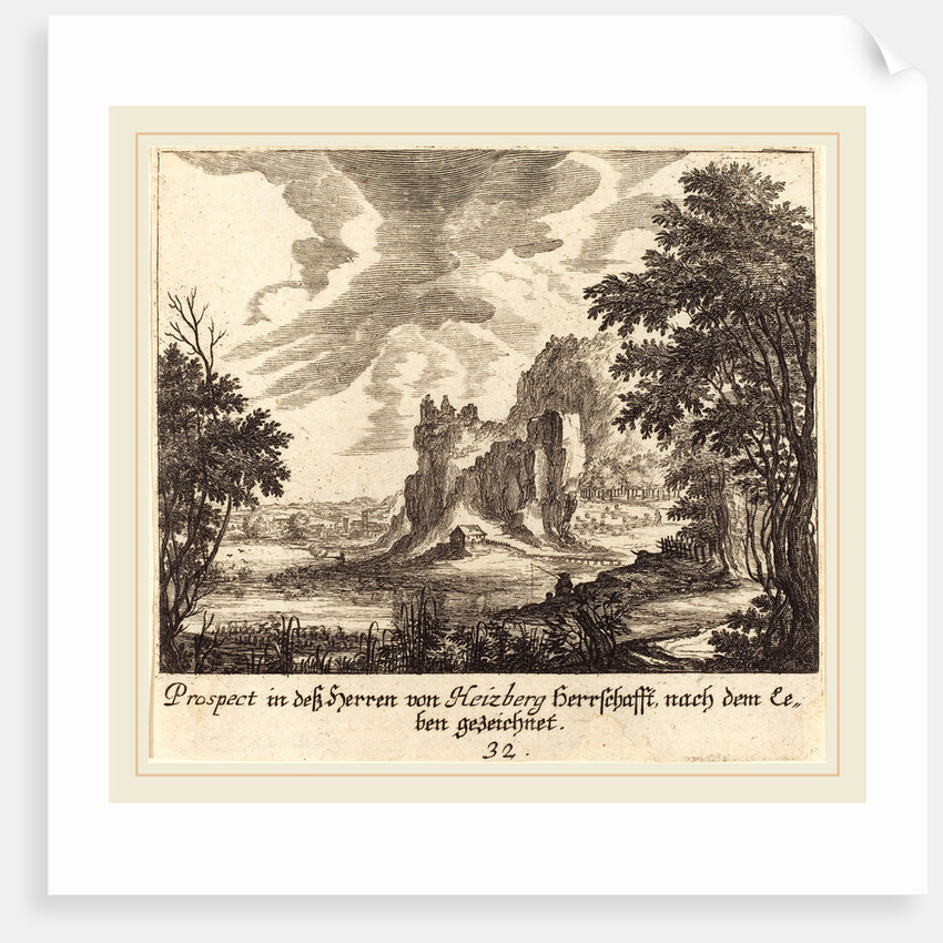 Mountain View, 1681 by Melchior Küsel
