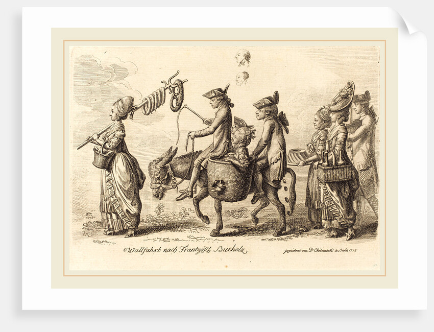 Pilgrimage to French Bucholz, 1775 by Daniel Nikolaus Chodowiecki