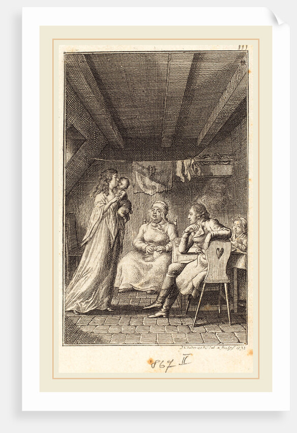 The Voyage to Paris, 1798 by Daniel Nikolaus Chodowiecki