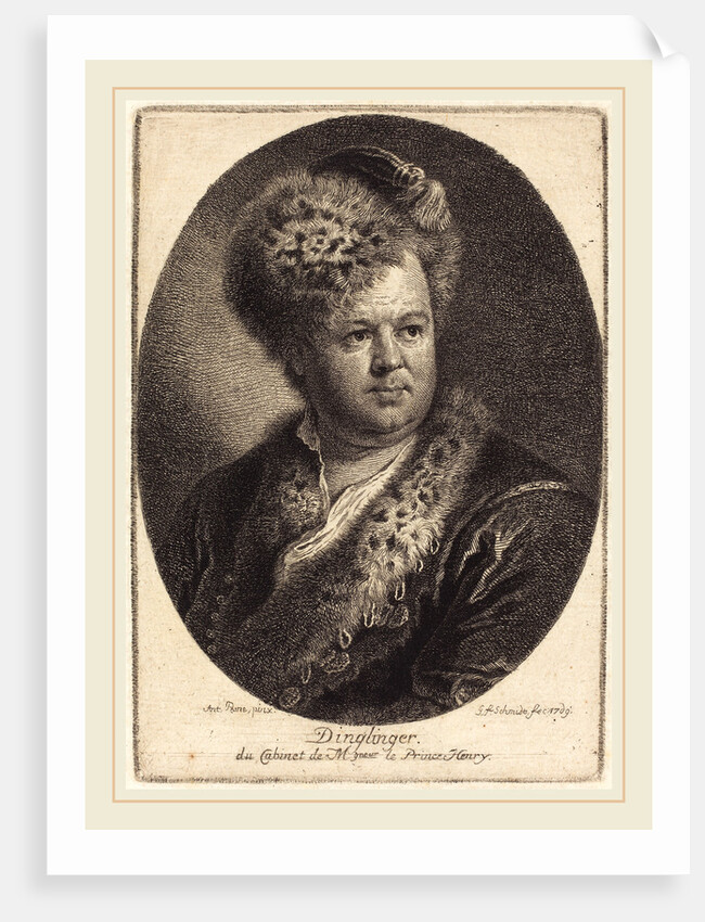 Johann Melchior Dinglinger, 1769 by Georg Friedrich Schmidt