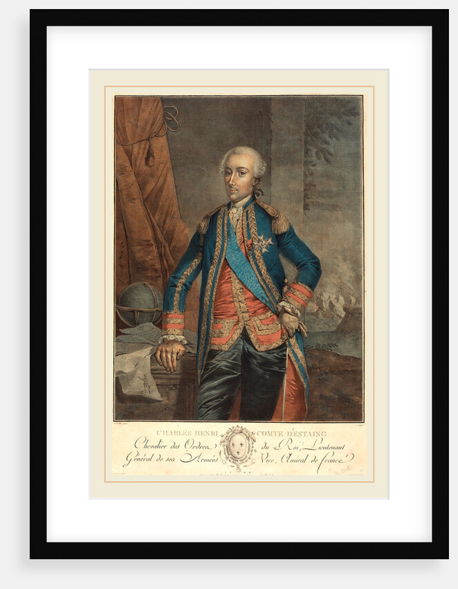 Charles Henri, Comte d'Estaing by P. Frieselhem