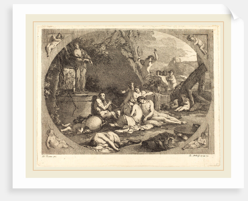 Bacchanal, 1770 by Jacob Wilhelm Mechau