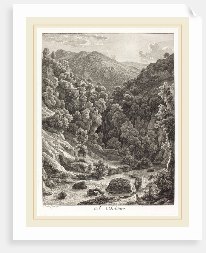 A Subiaco, 1793 by Johann Christian Reinhart