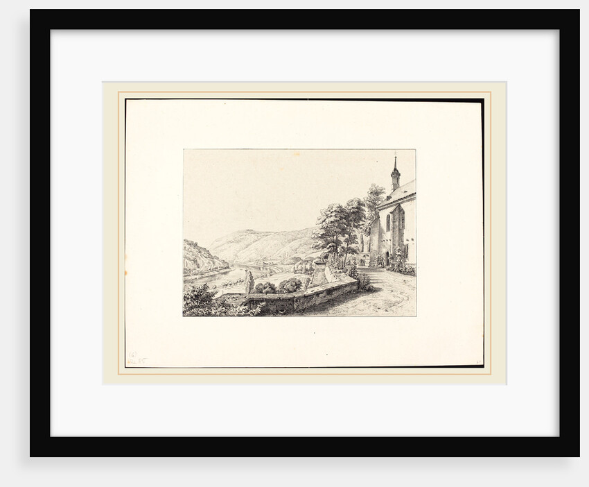 The Convent Terrace, 1829 by Ernst Fries