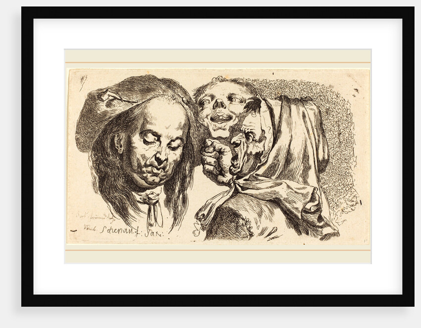 Old Woman Scolding a Man, 1765 by Johann Eleazar Schenau