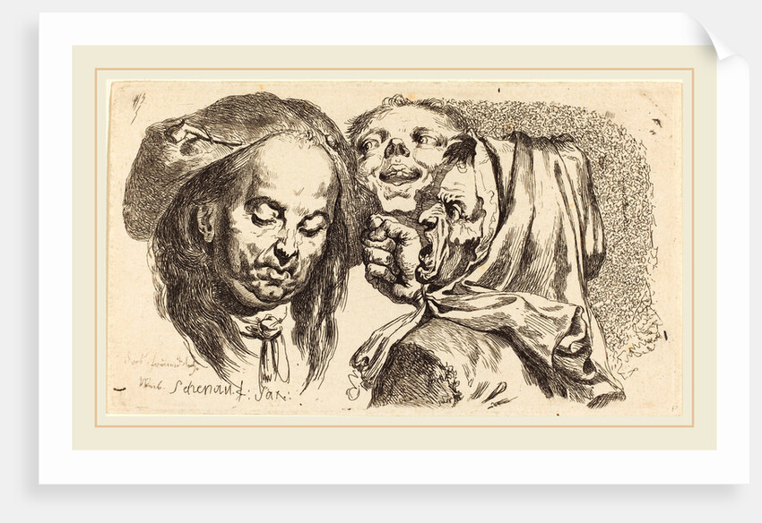 Old Woman Scolding a Man, 1765 by Johann Eleazar Schenau