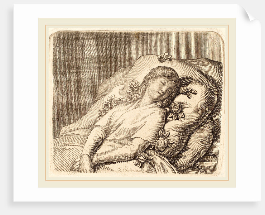 Dreaming on Roses, 1790 by Daniel Nikolaus Chodowiecki