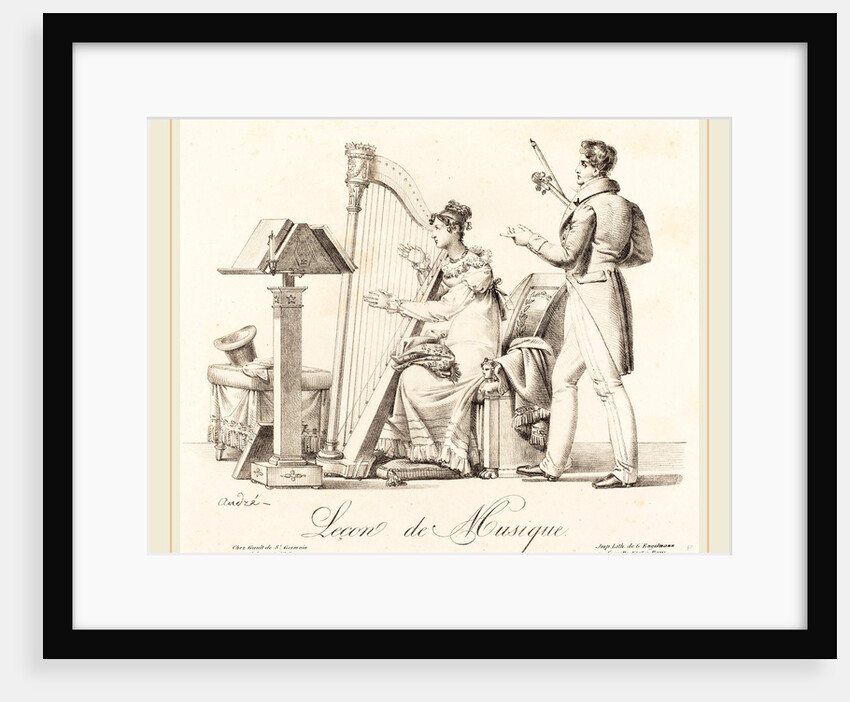 Lecon de Musique by Johann Anton Andree