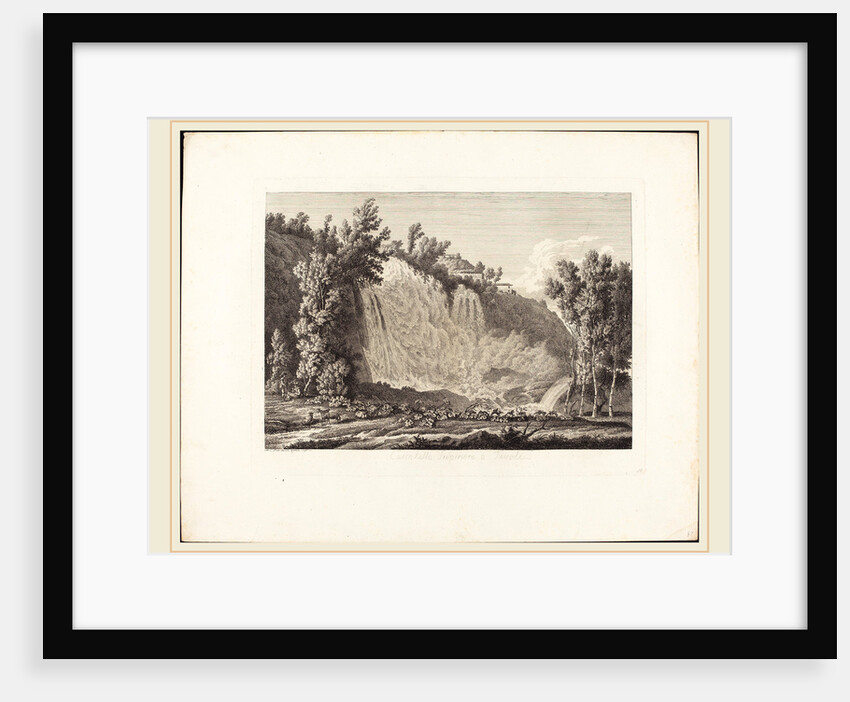 Cascatella Superiore a Tivoli, 1796 by Albert Christoph Dies