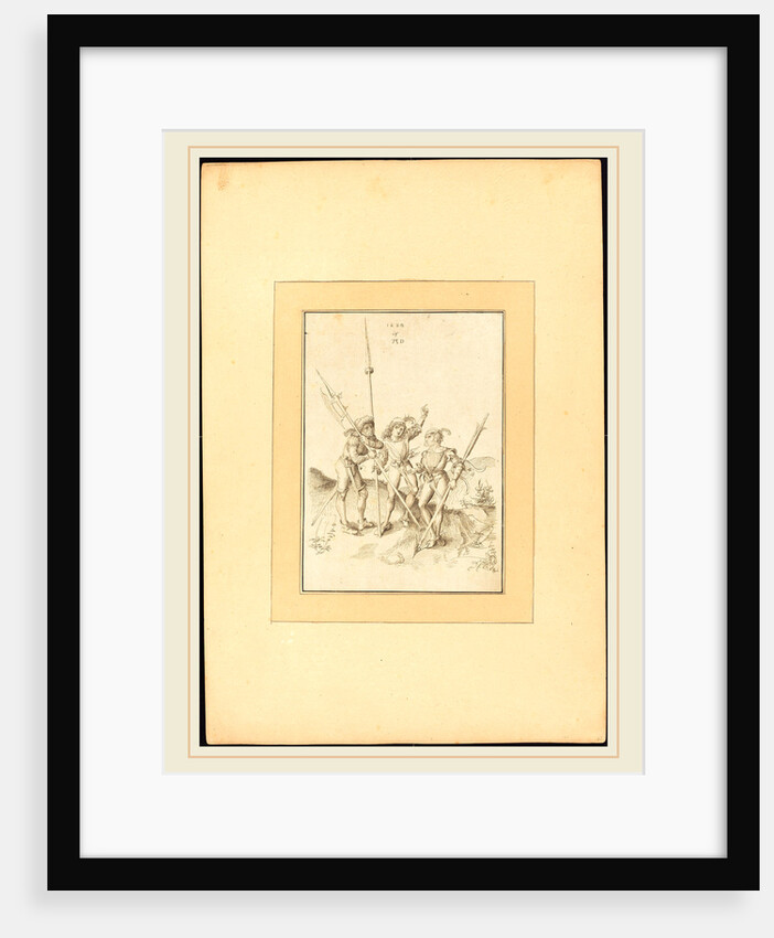 Three Lansquenets, 1780 by Katharina Prestel