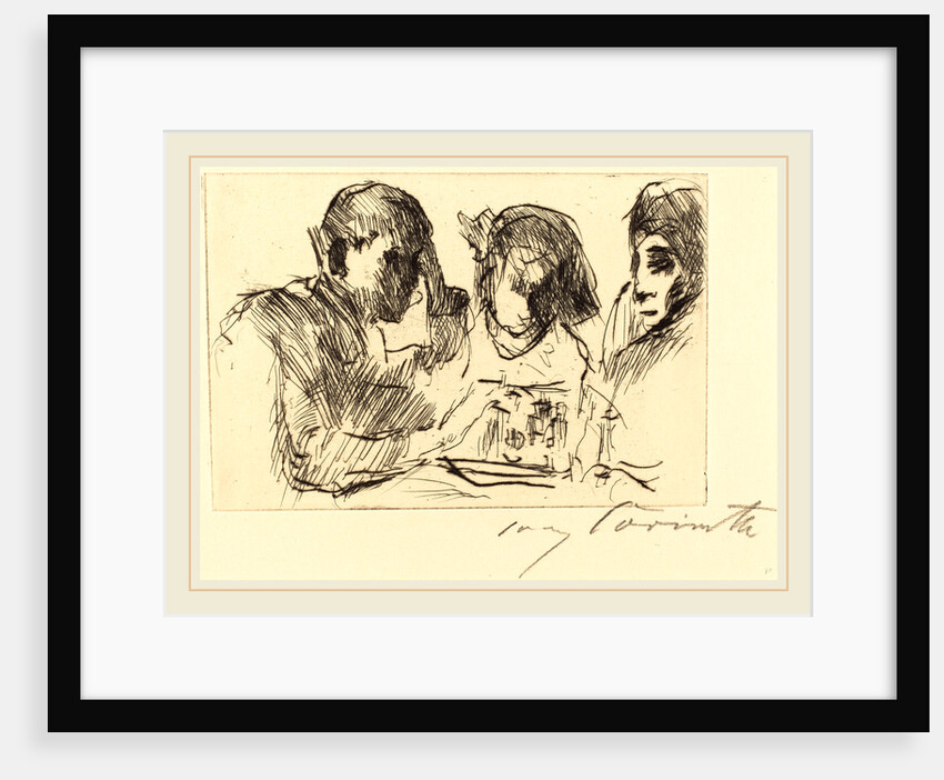 Chess Players by Lovis Corinth