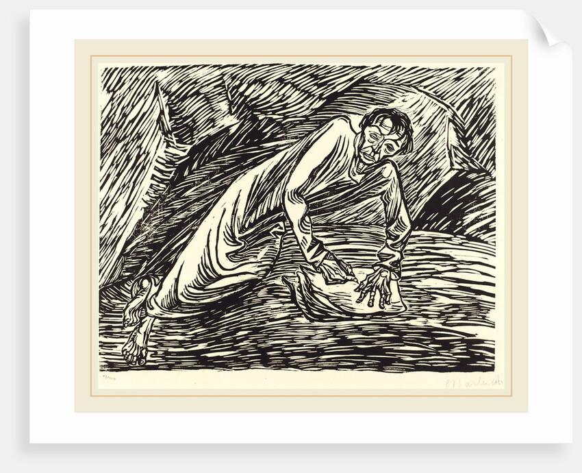 The Writing Prophet by Ernst Barlach