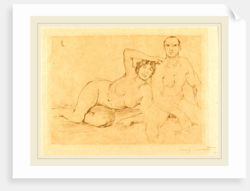 Two Nudes by Lovis Corinth
