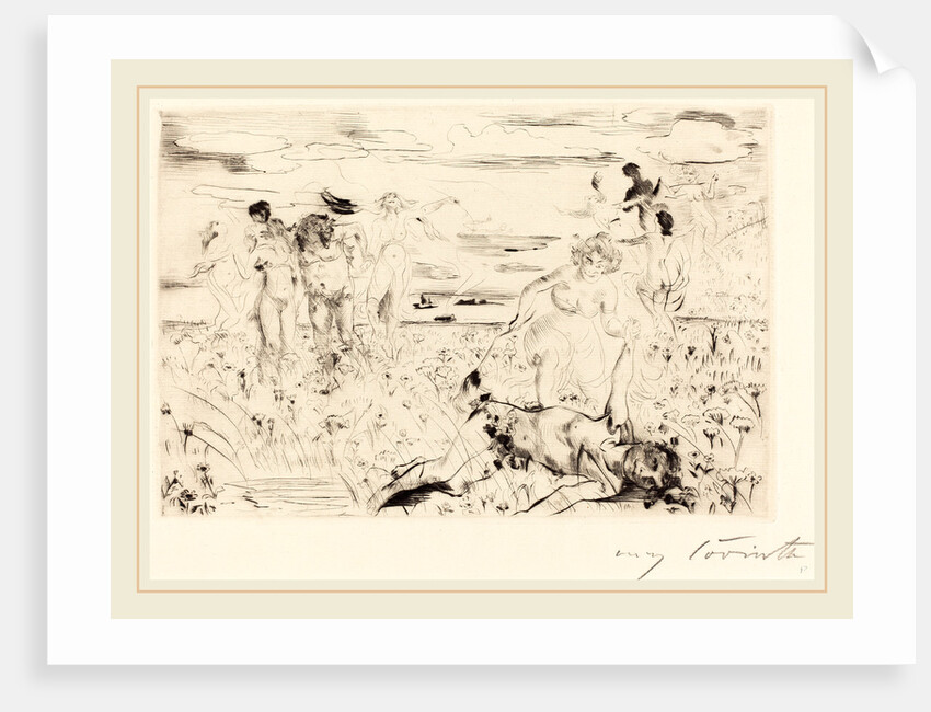 Bacchanal by Lovis Corinth