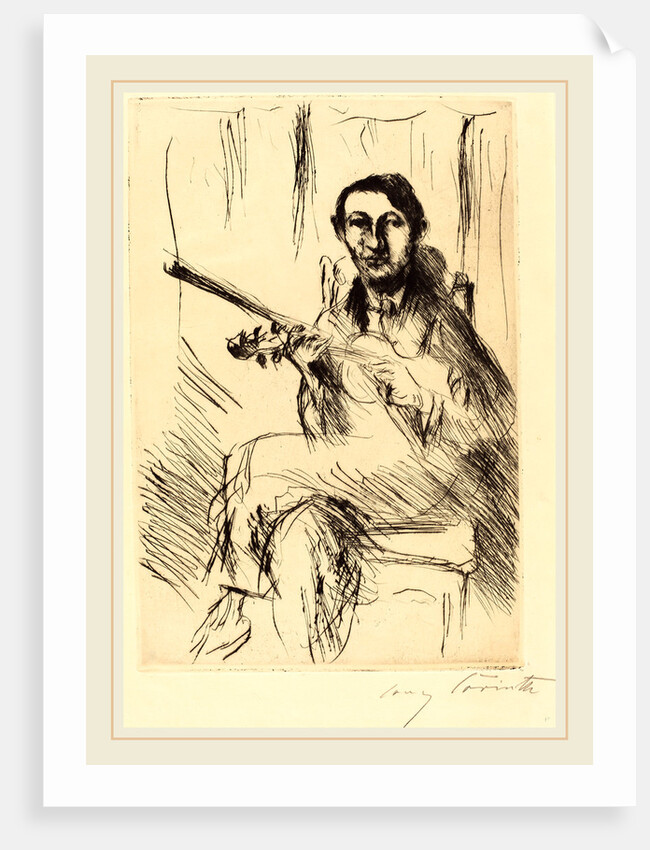 Andreas Weissgaerber-I by Lovis Corinth