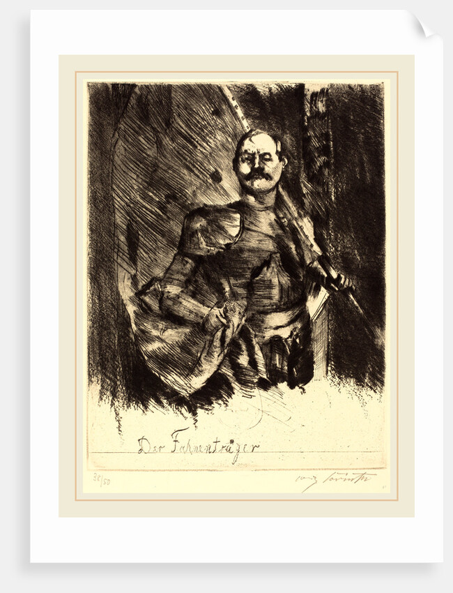 Der Fahnenträger by Lovis Corinth