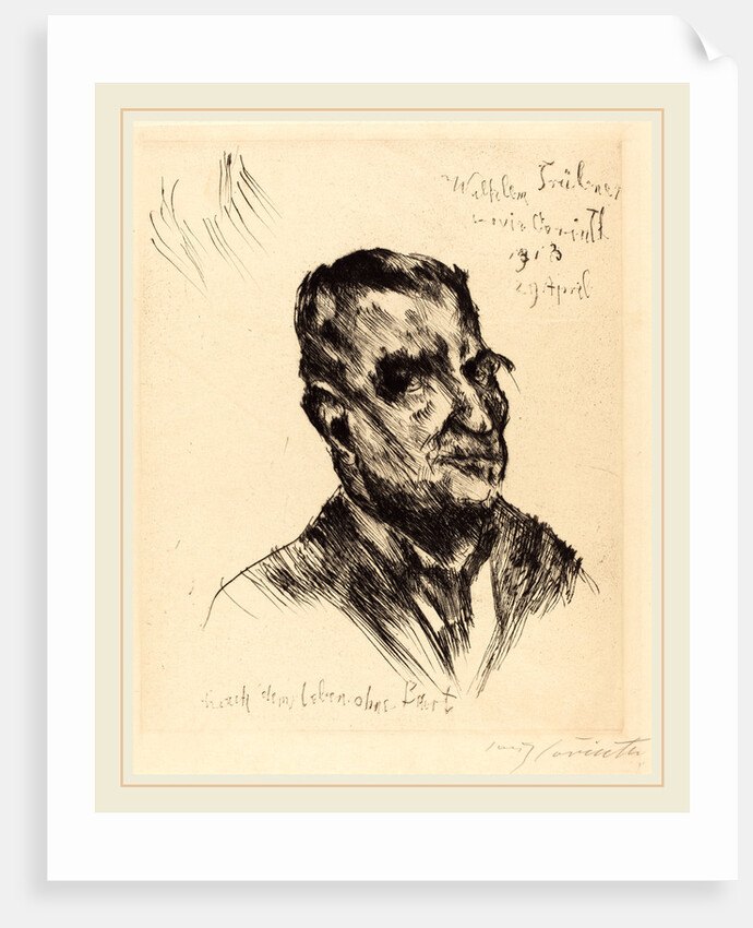 Wilhelm Trübner by Lovis Corinth