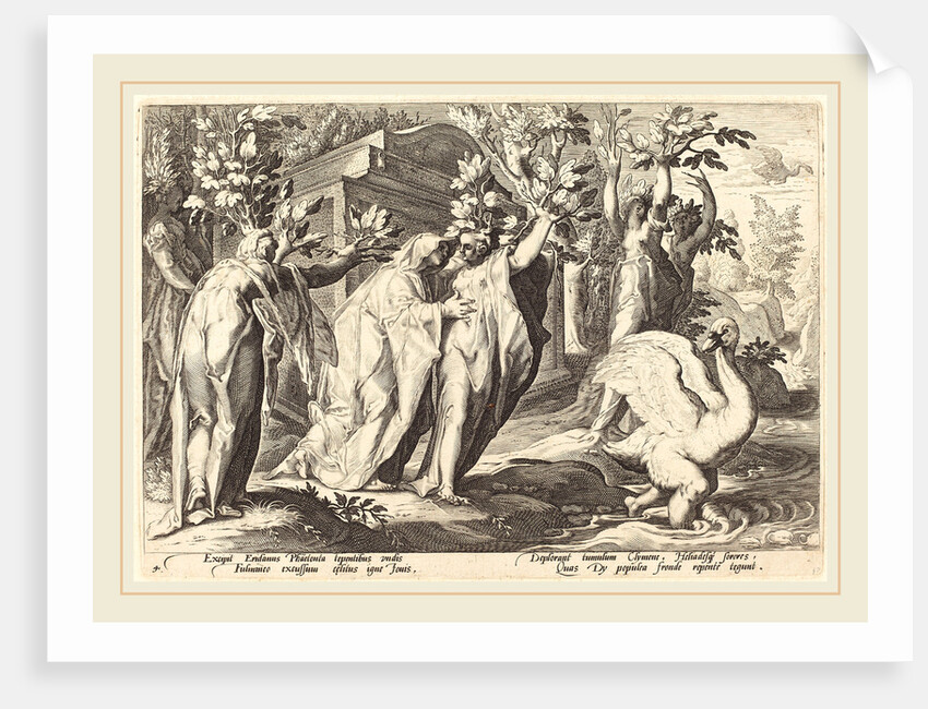 Phaeton's Sisters Changed into Poplars by Workshop of Hendrik Goltzius