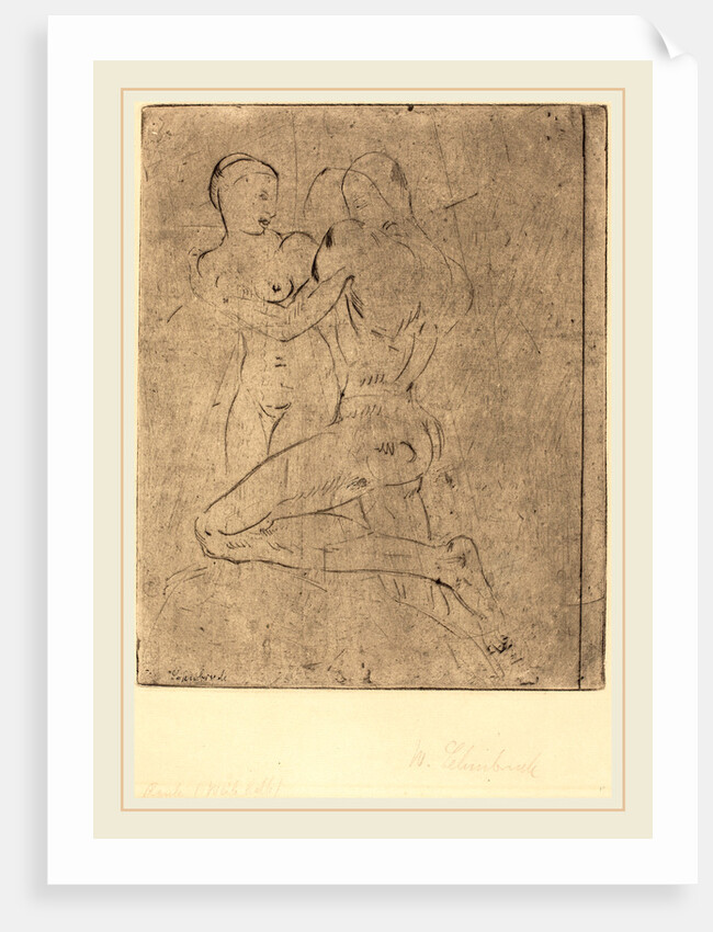 Rape II by Wilhelm Lehmbruck