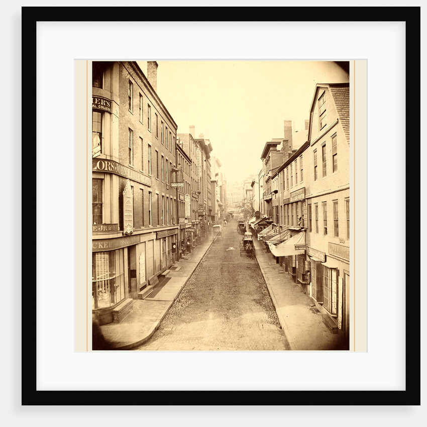 School Street, Boston, 1850s by Josiah Johnson Hawes