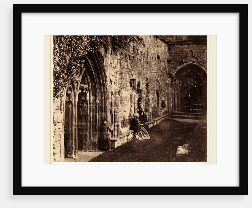 The Cloisters, Tintern Abbey, 1854 by Roger Fenton