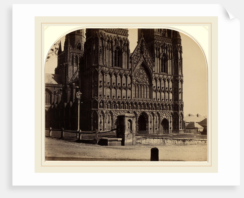 Lichfield Cathedral from the North-west, 1858 by Roger Fenton