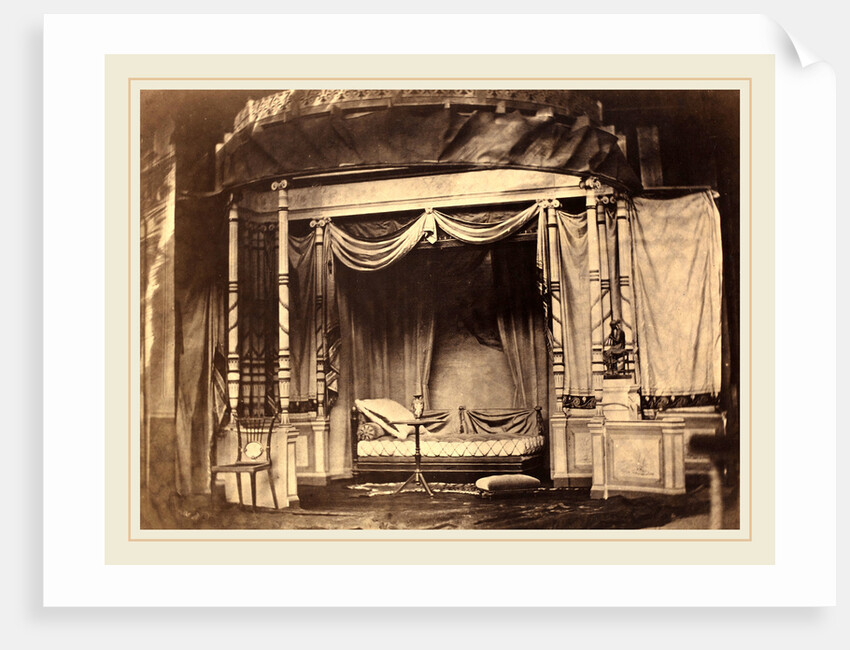 Bedroom display in the Paris Universal Exposition of 1855, 1855 by Félix Jacques Antoine Moulin