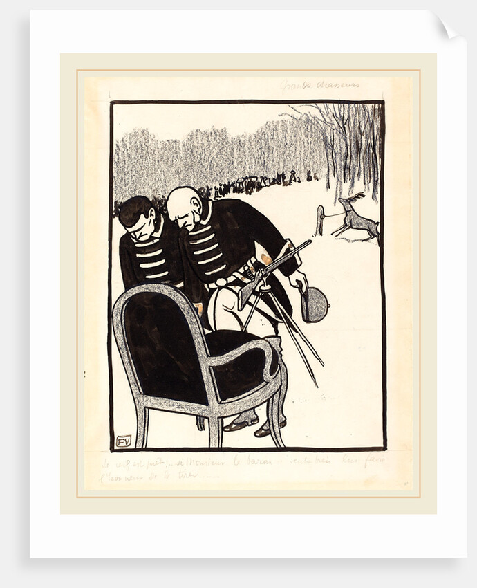 Grands Chasseurs--Le Cerf est prêt by Félix Vallotton
