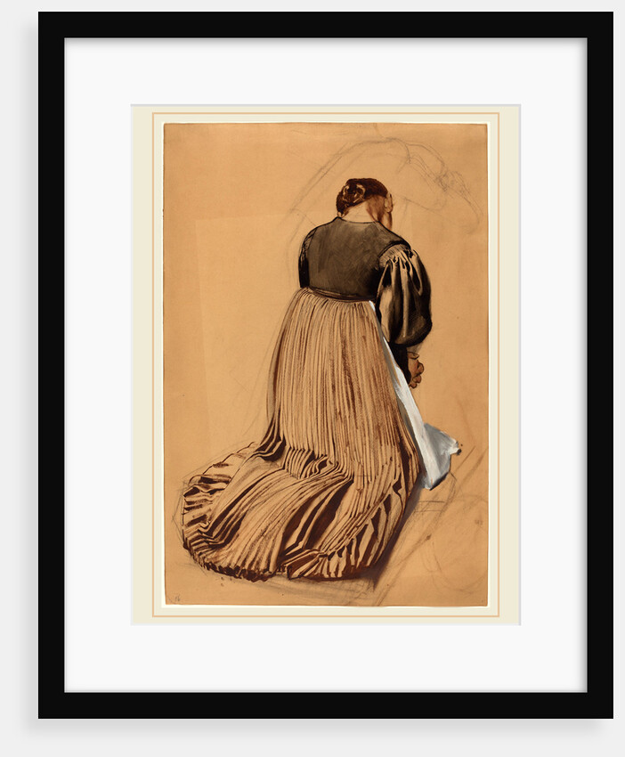 Kneeling Woman from Behind by Konrad Böse