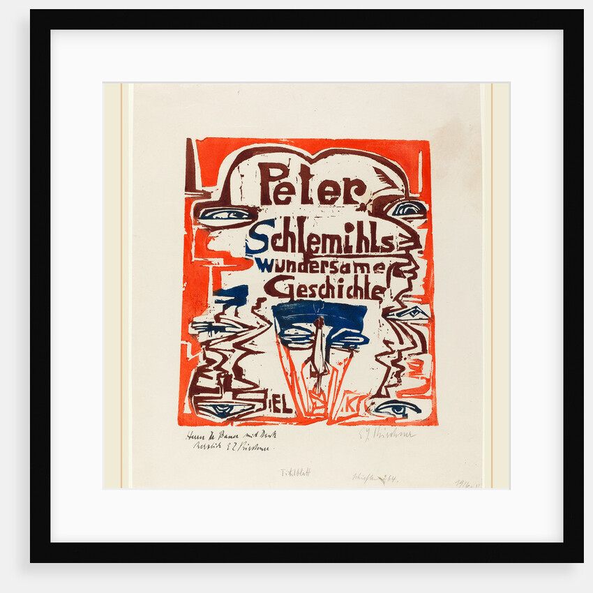 Peter Schlemihls wundersame Geschichte by Ernst Ludwig Kirchner