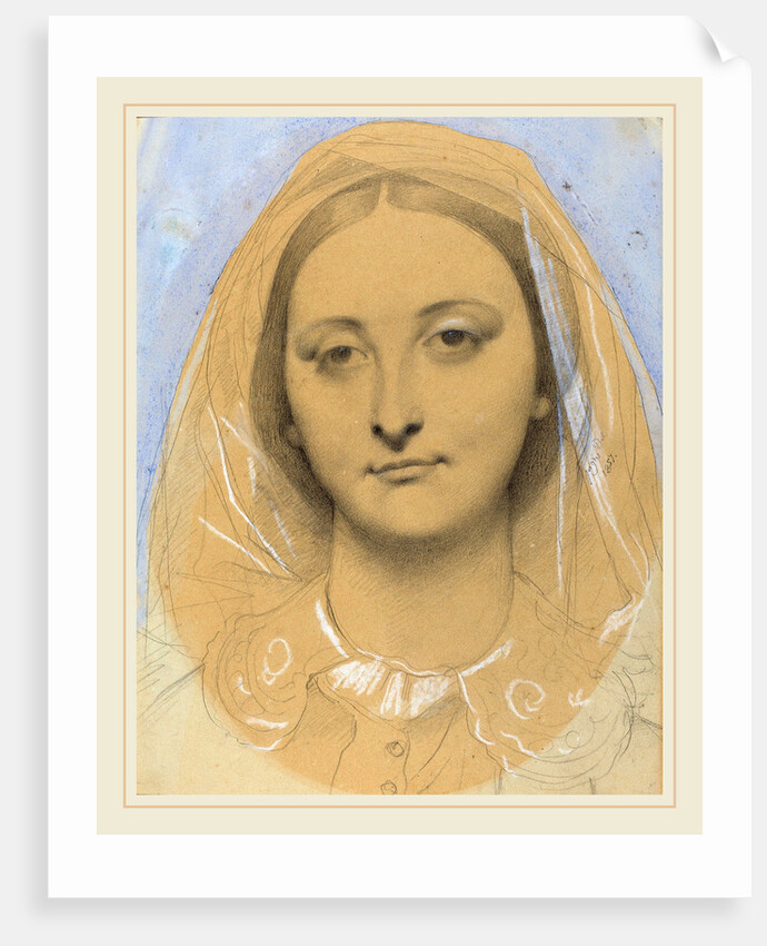 Mademoiselle Mary de Borderieux(?), 1857 by Jean-Auguste-Dominique Ingres