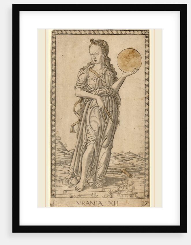 Urania, c. 1465 by Master of the E-Series Tarocchi