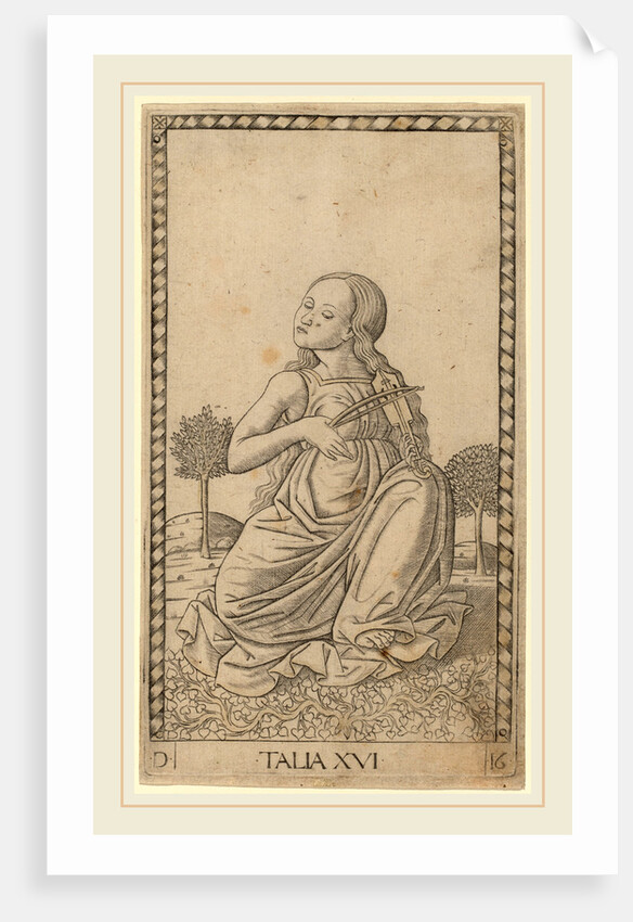Talia, c. 1465 by Master of the E-Series Tarocchi