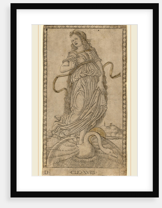 Clio, c. 1465 by Master of the E-Series Tarocchi