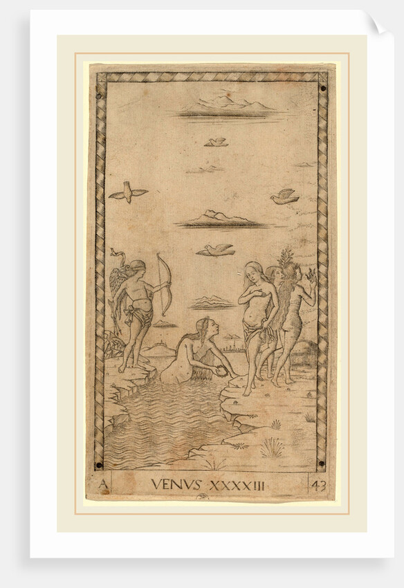 Venus, c. 1465 by Master of the E-Series Tarocchi