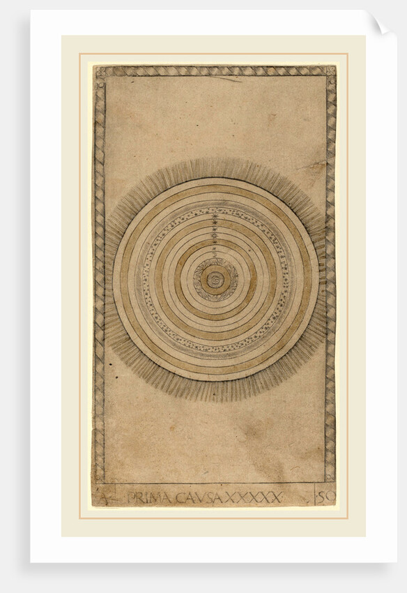 Prima Causa, c. 1465 by Master of the E-Series Tarocchi