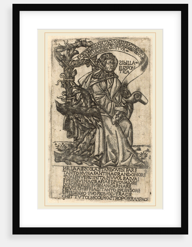 Hellespontine Sibyl, early 15th century by Anonymous