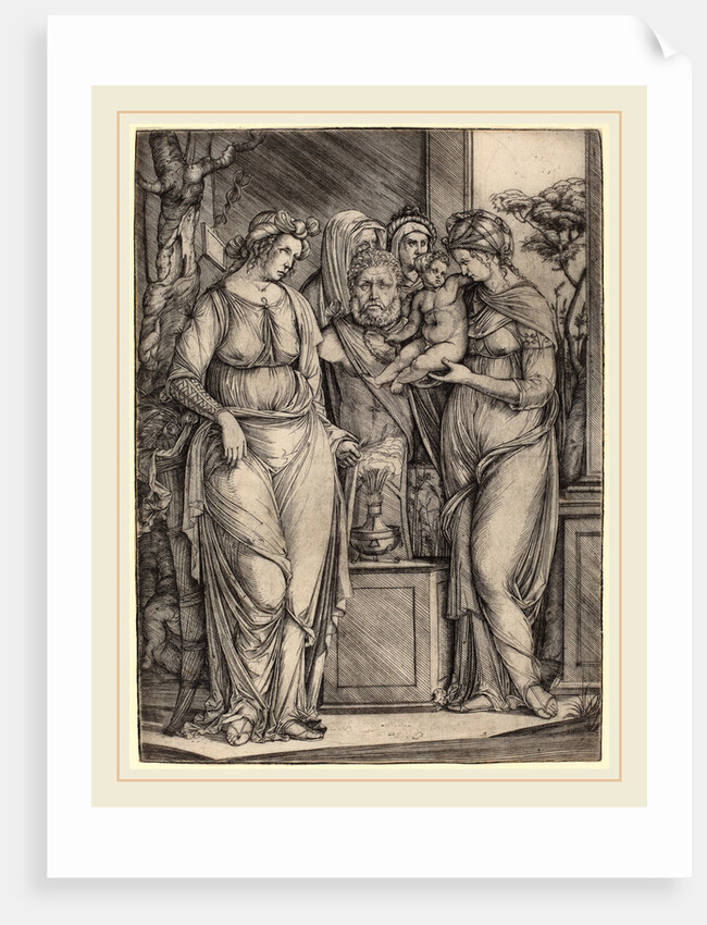 Large Sacrifice to Priapus by Jacopo de' Barbari