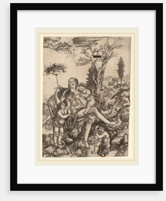 Allegory of Mother Earth by Christofano Robetta