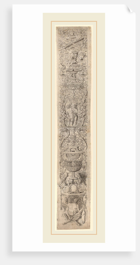 Ornament Panel: Satyr Holding a Violin by Giovanni Pietro Birago and Zoan Andrea