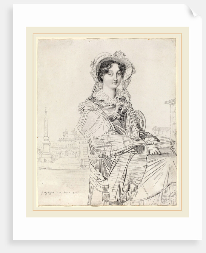 Mrs. Charles Badham, 1816 by Jean-Auguste-Dominique Ingres
