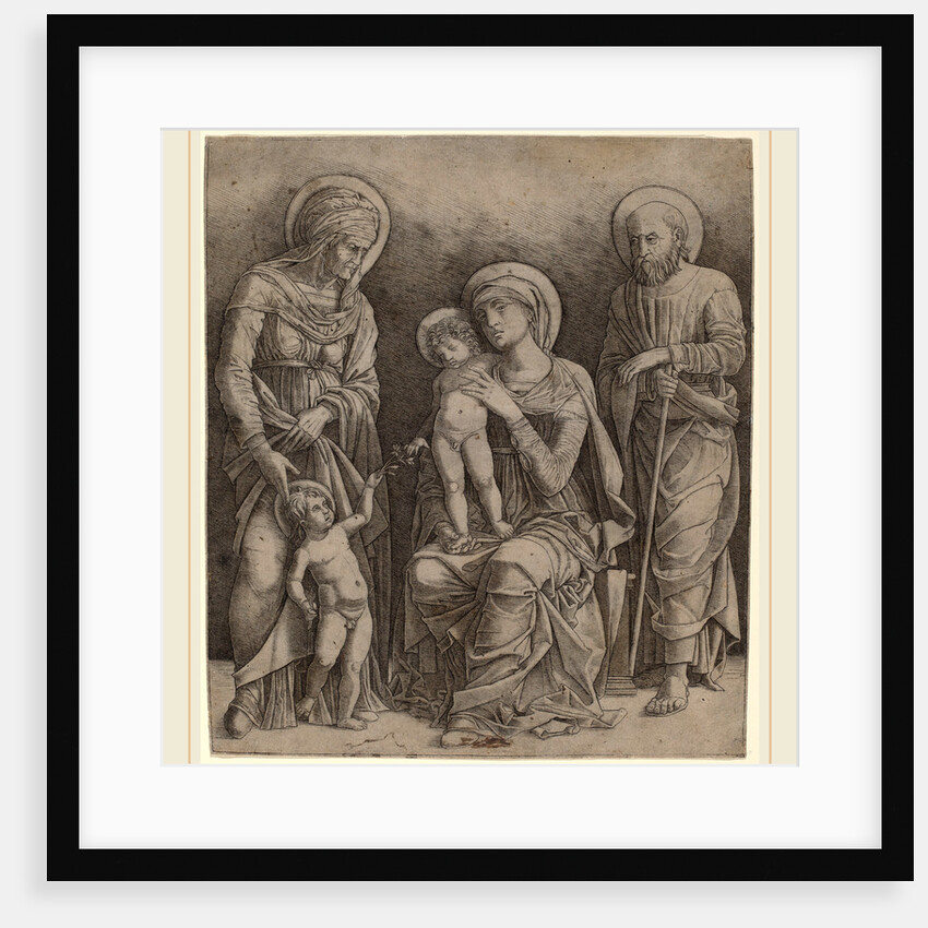 Holy Family with Saint Elizabeth and the Infant Saint John by Giovanni Antonio da Brescia